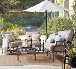 Sunbrella® Dayren Striped Outdoor Pillow