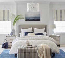 Riviera Striped Roman Blackout Shade