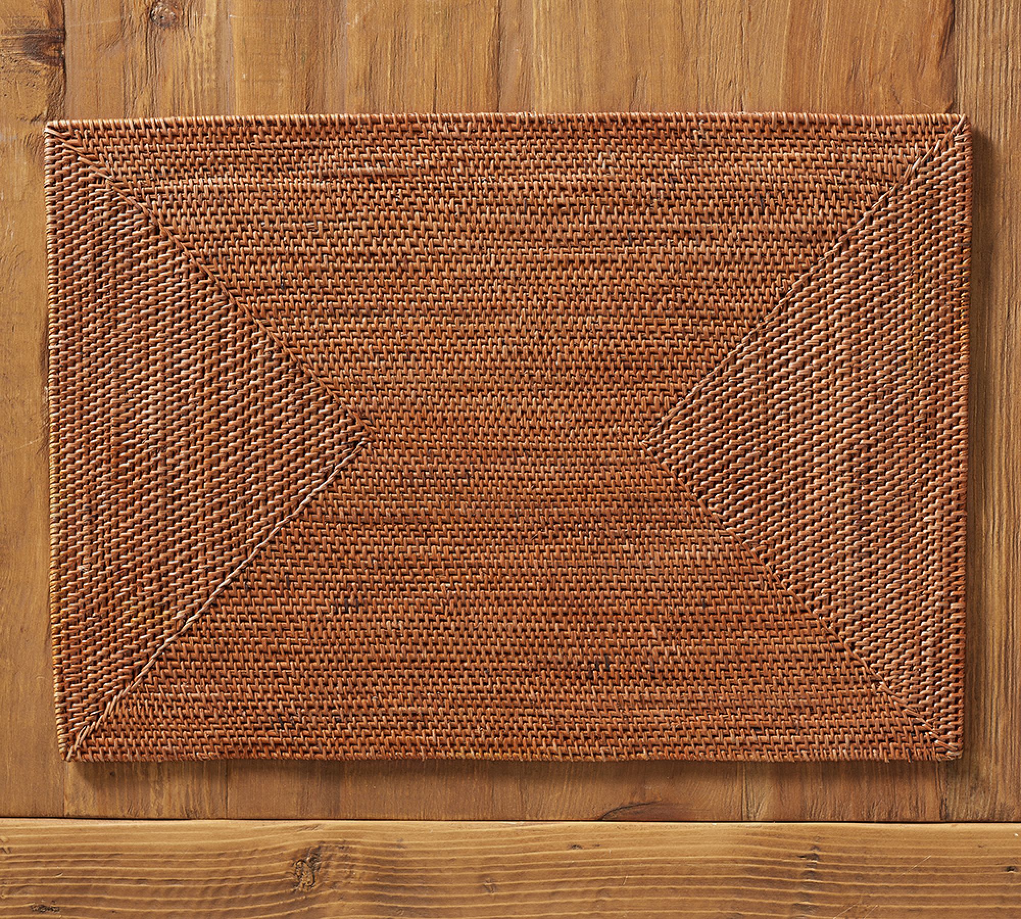 Tava Handwoven Rattan Rectangular Placemats - thumbnail 3