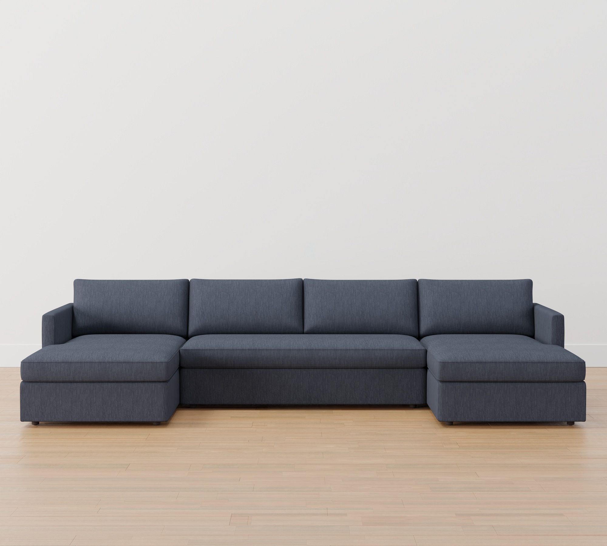 Union Double Chaise Sectional (145")