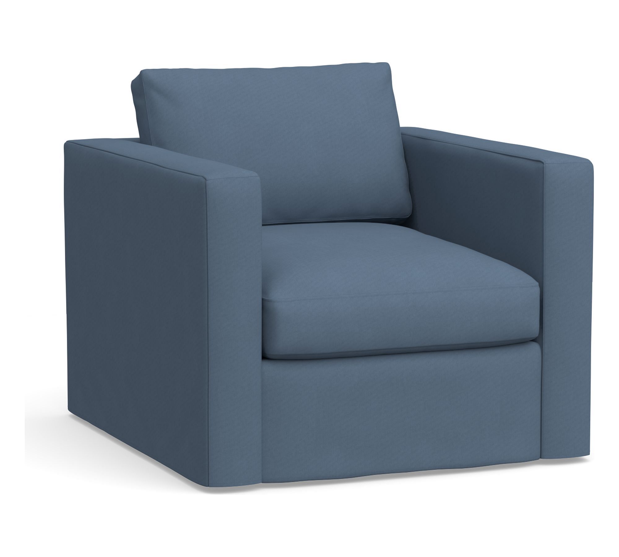 Jake Slipcovered Outdoor Lounge Chair - thumbnail 4