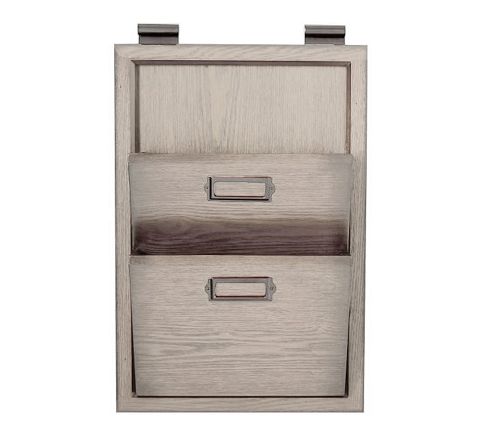 Daily Modular Wall System, Letter/File Bin - Grey Wash