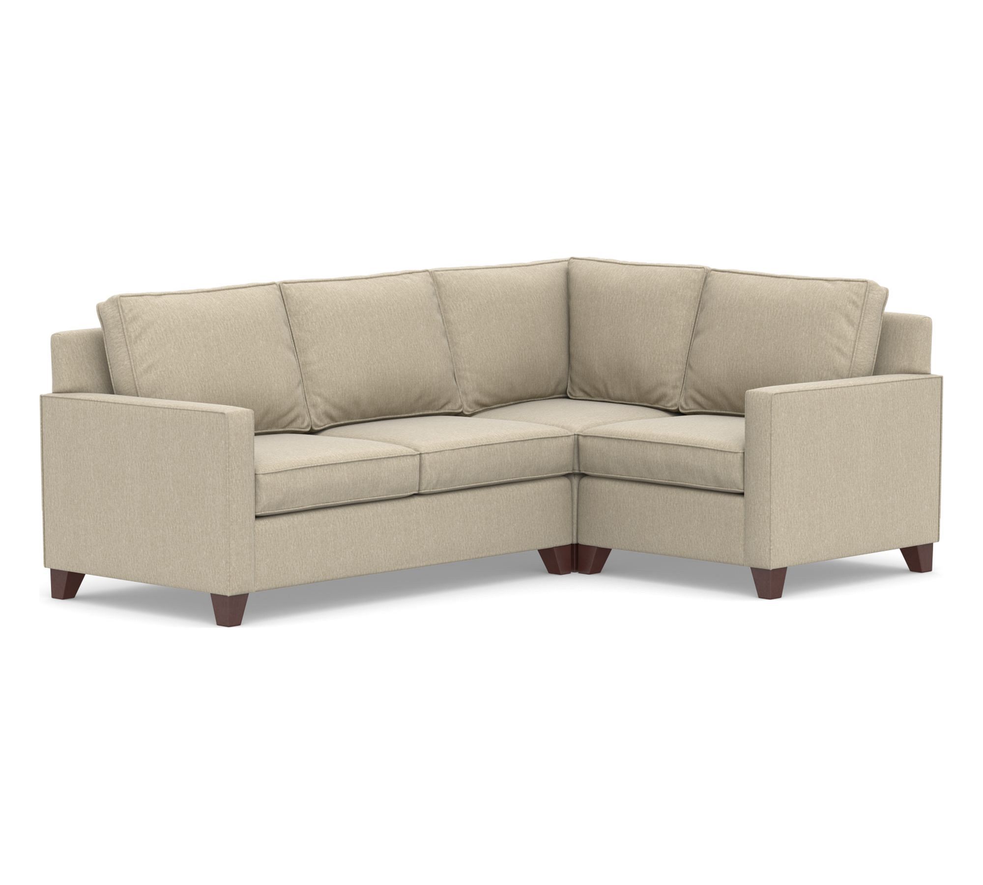 Cameron Square Arm 3-Piece Sectional (101")