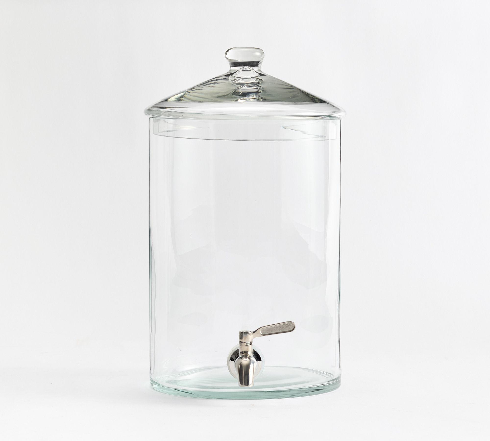 Clear Glass Drink Dispenser