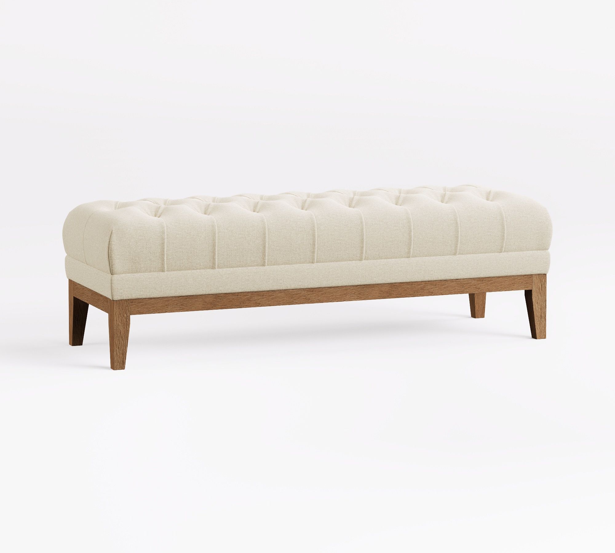 Edgewood Tufted Upholstered Bench - thumbnail 3