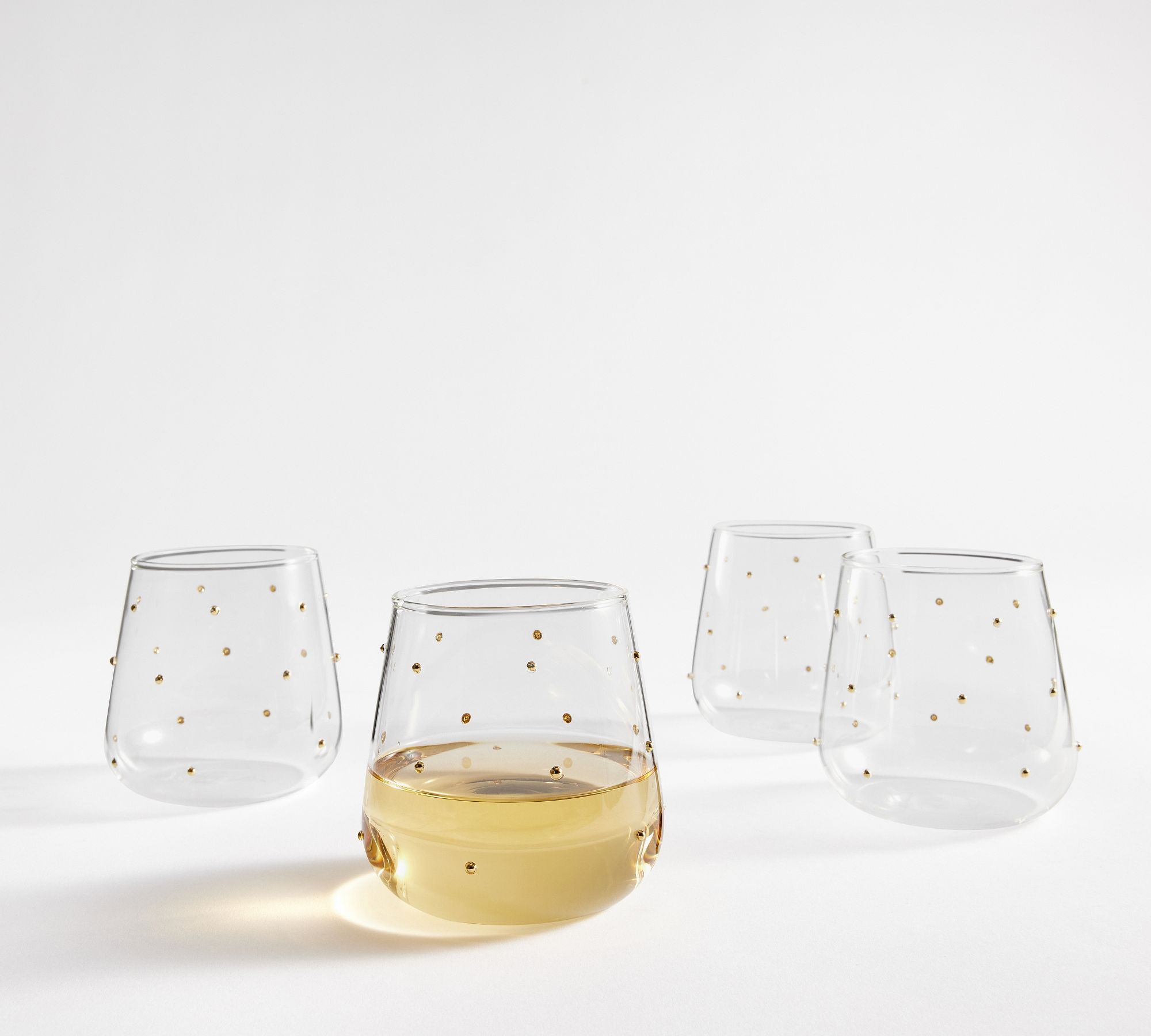 Confetti Celebration Stemless Wine Glasses - thumbnail 3