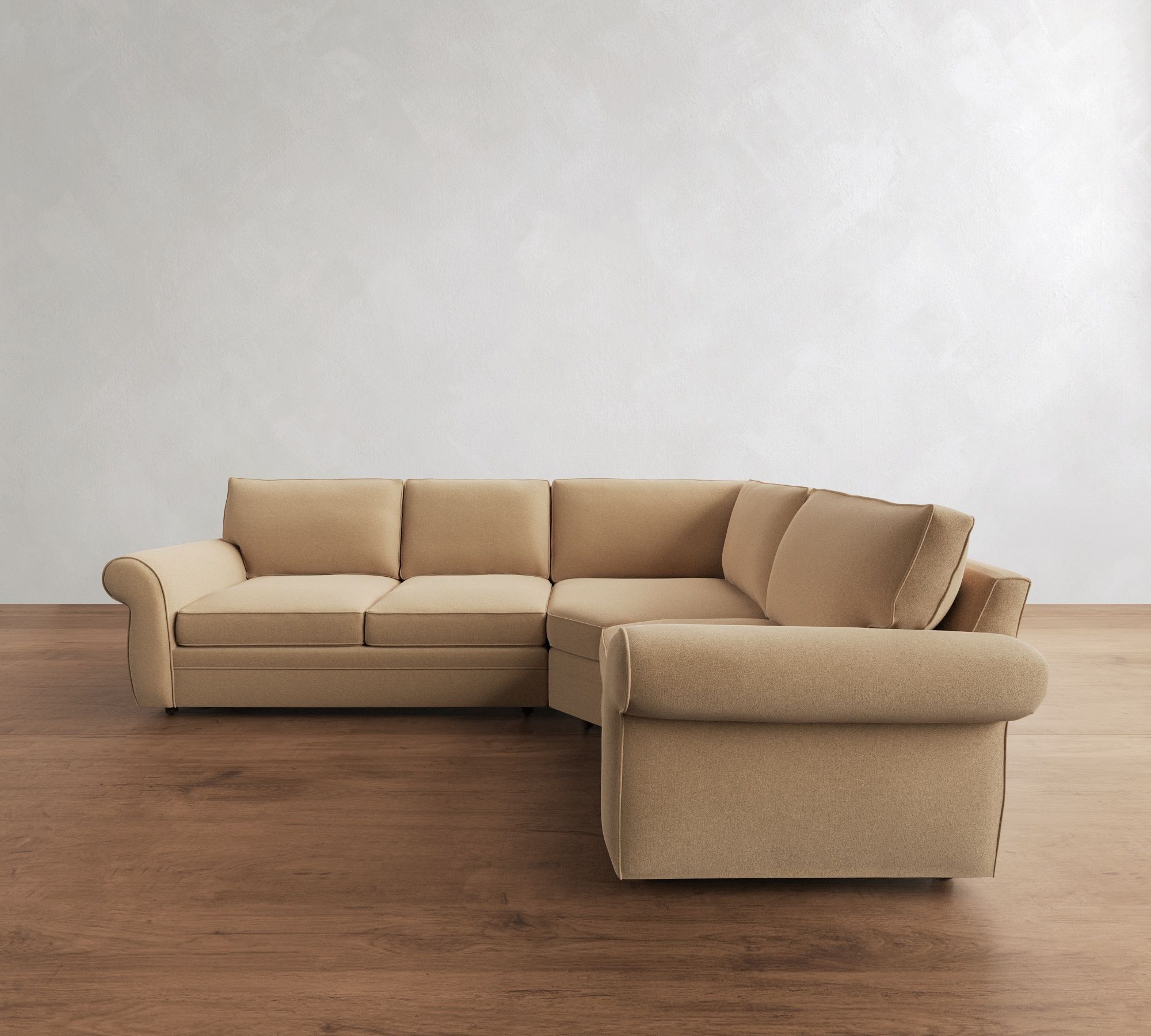 Pearce Roll Arm 3-Piece Wedge Sectional (122"–130") - thumbnail 9