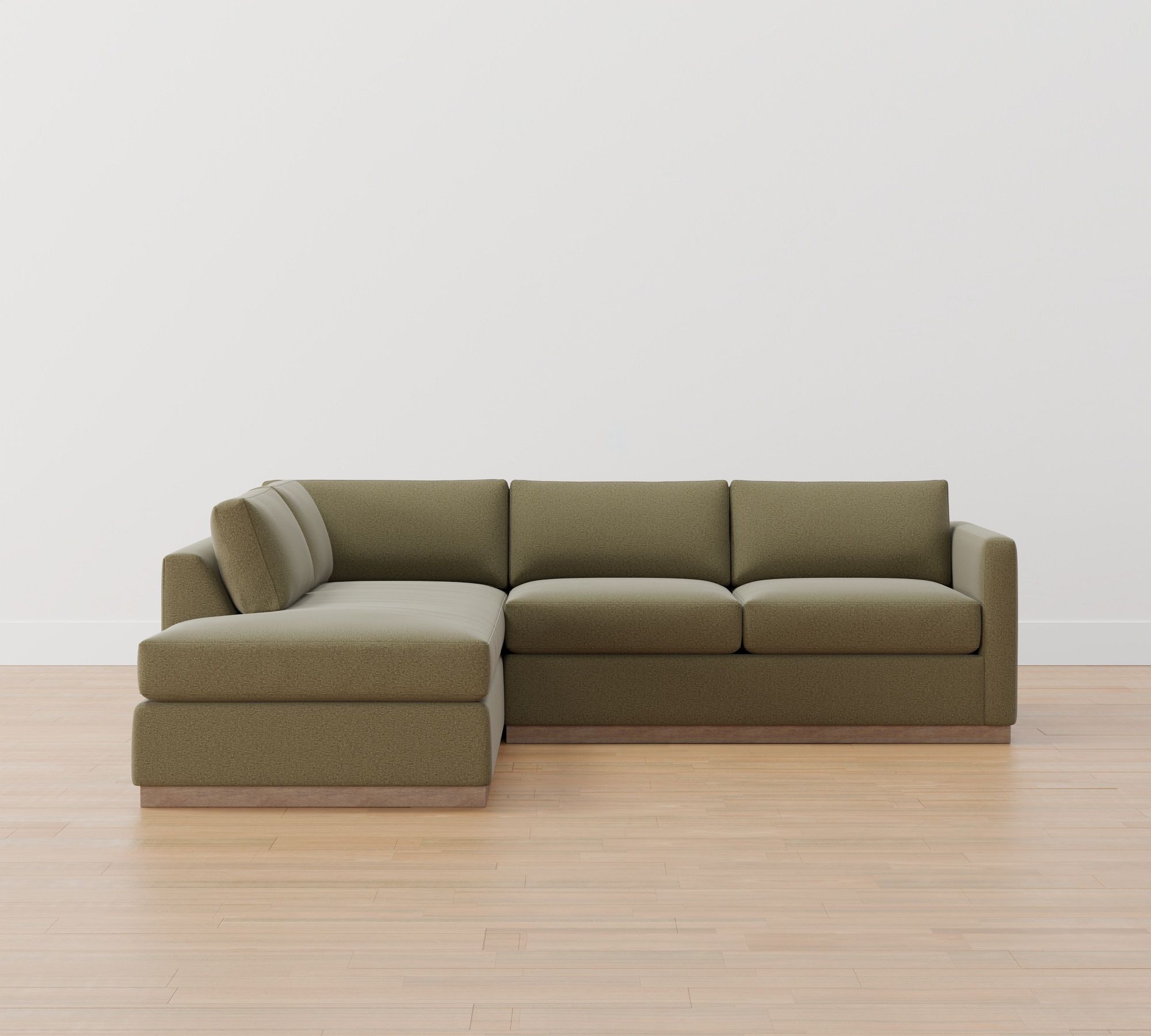 Carmel Slim Arm Wood Base Return Bumper Sectional (112"&ndash;124") - thumbnail 4