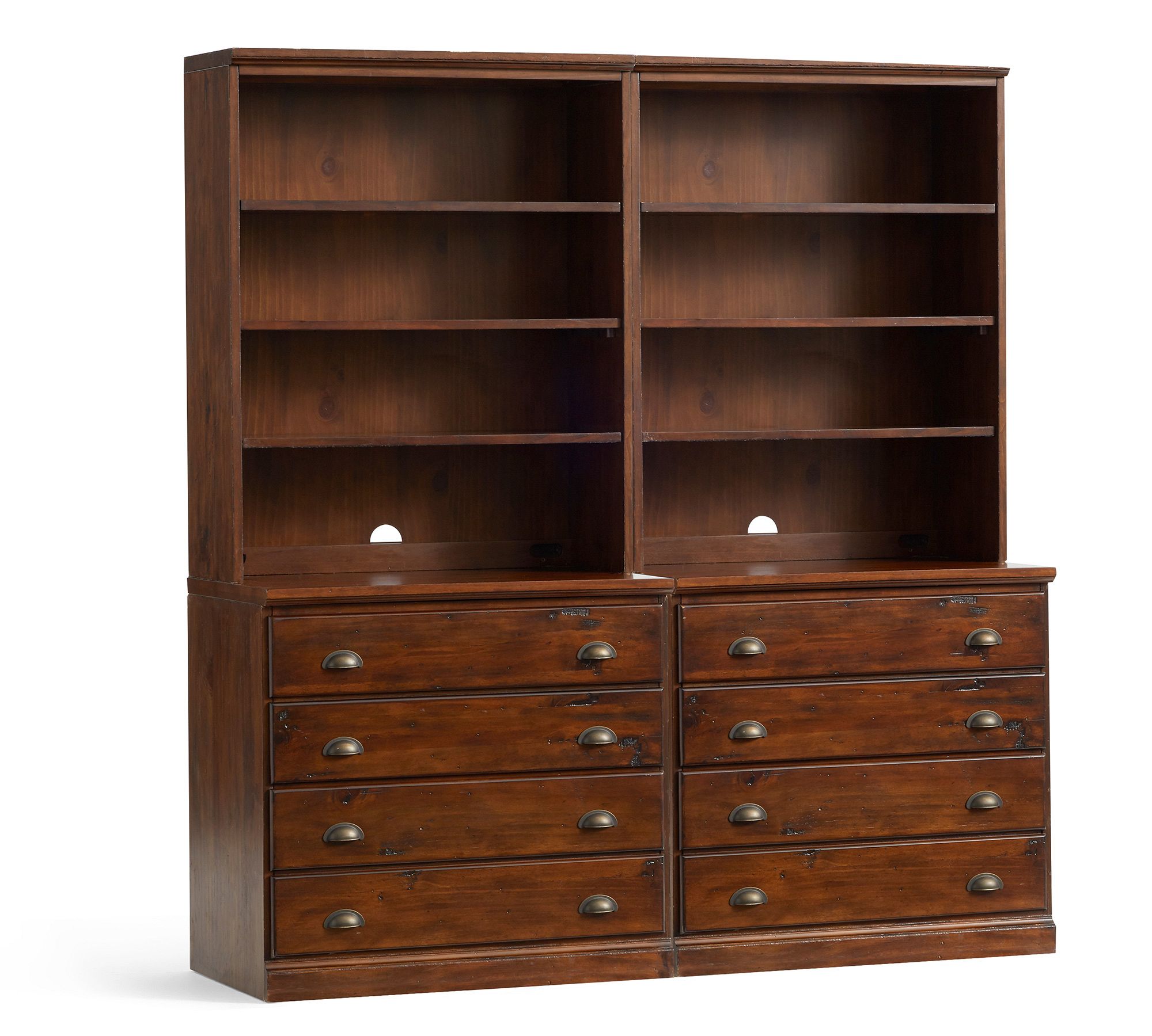 Printers Storage Bookcase Suite (64")