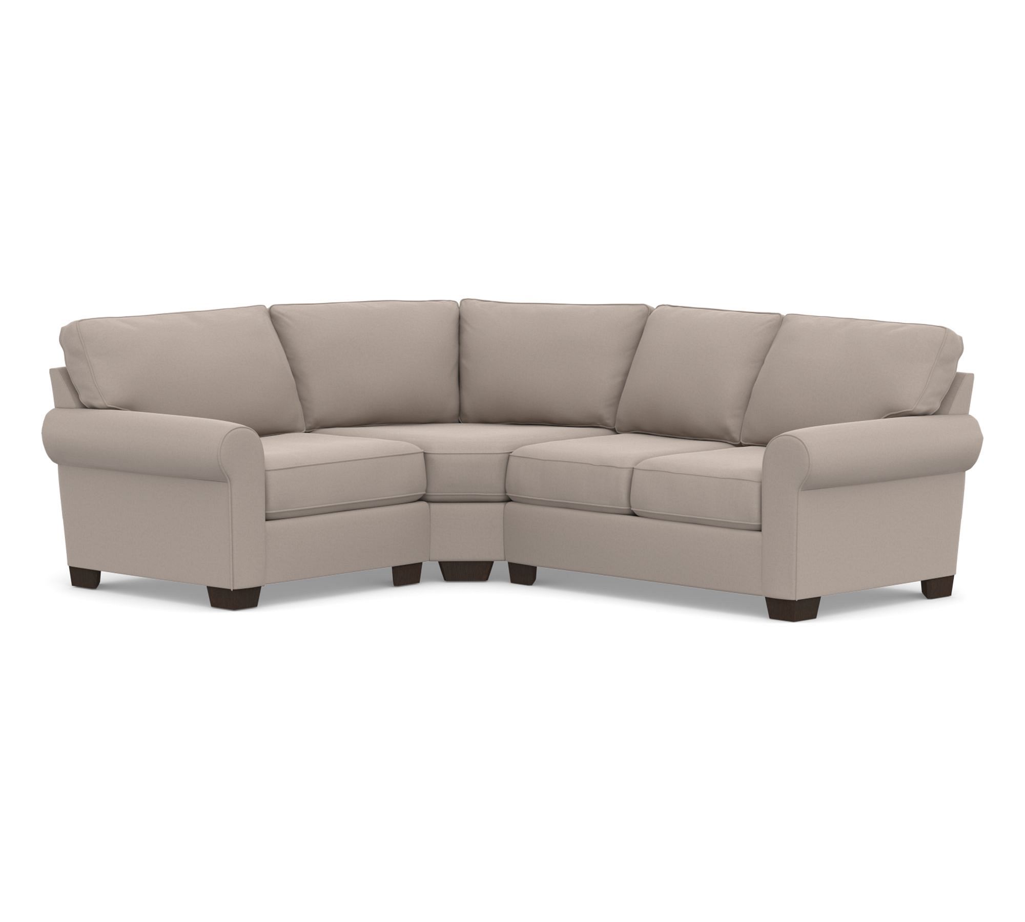 Buchanan Roll Arm 3-Piece Curved Wedge Sectional (100") - thumbnail 2