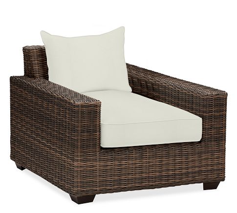 Replacement Square Arm Lounge Chair Cushion