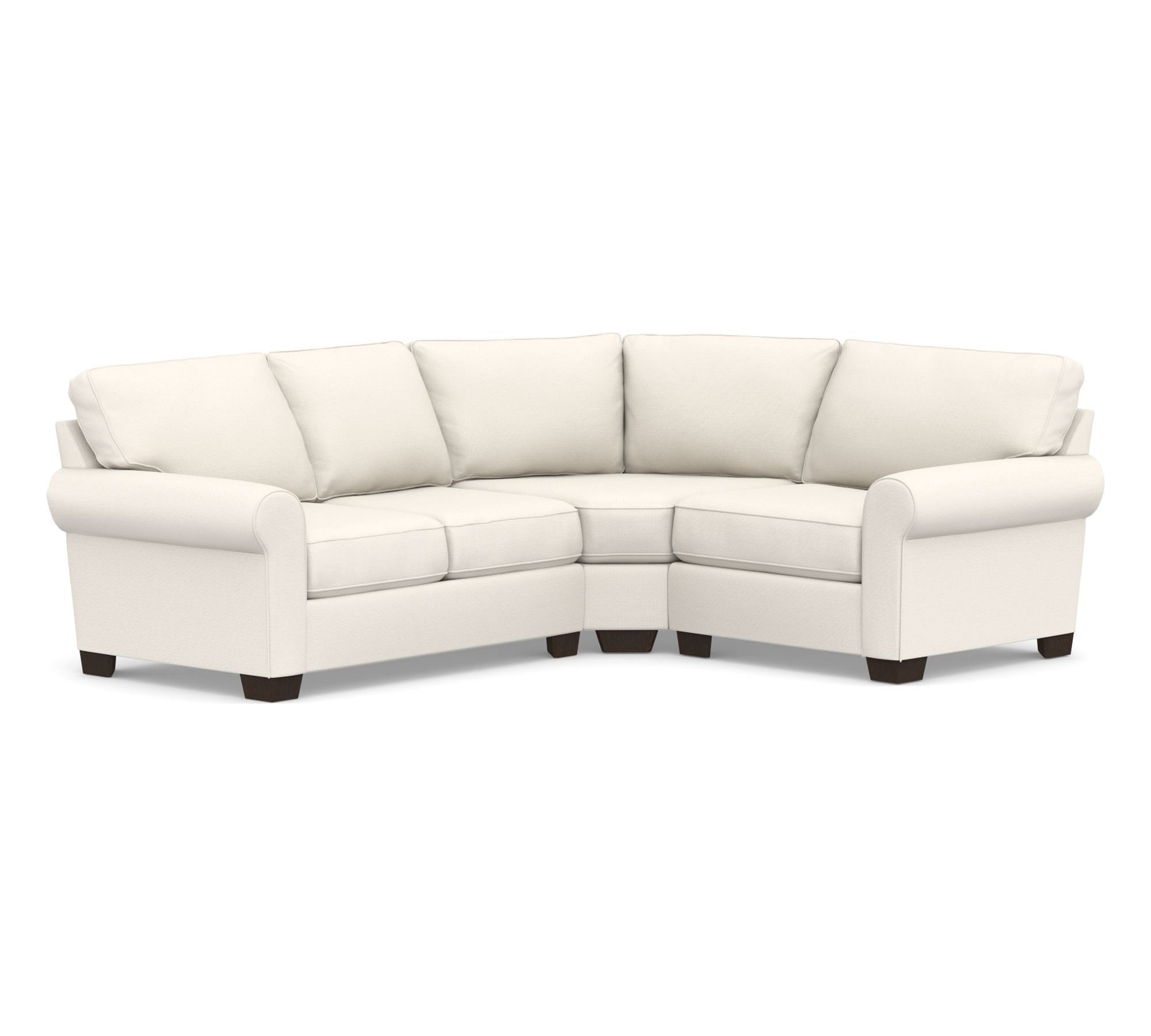 Buchanan Roll Arm 3-Piece Curved Wedge Sectional (100") - thumbnail 10