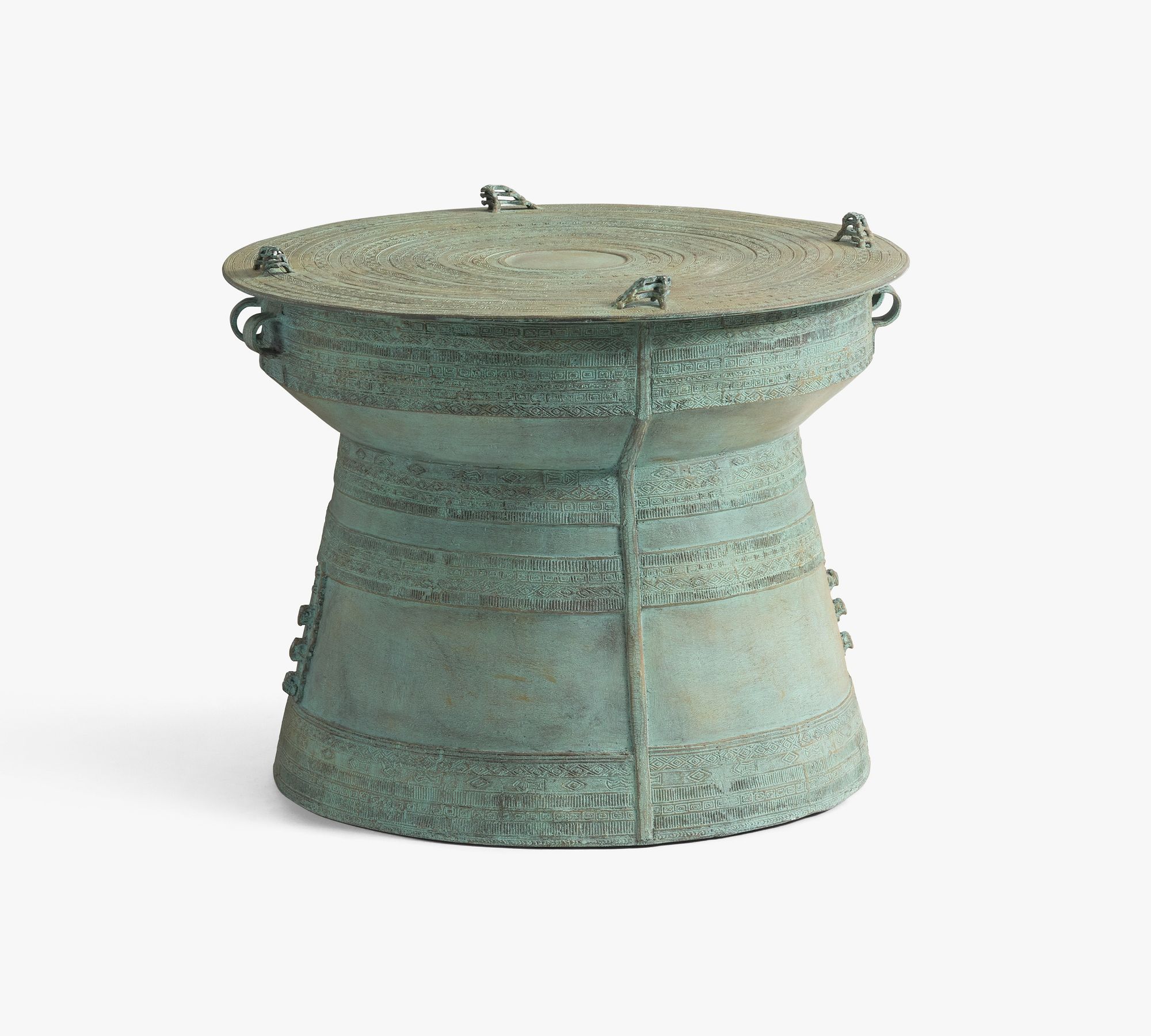 Frog Drum Metal Outdoor Side Tables (12"-25") - thumbnail 4