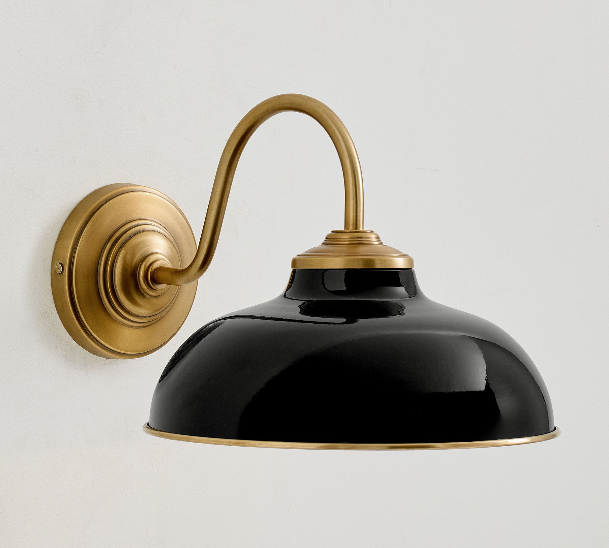 Kitt Metal Round Indoor/Outdoor Sconce (9")