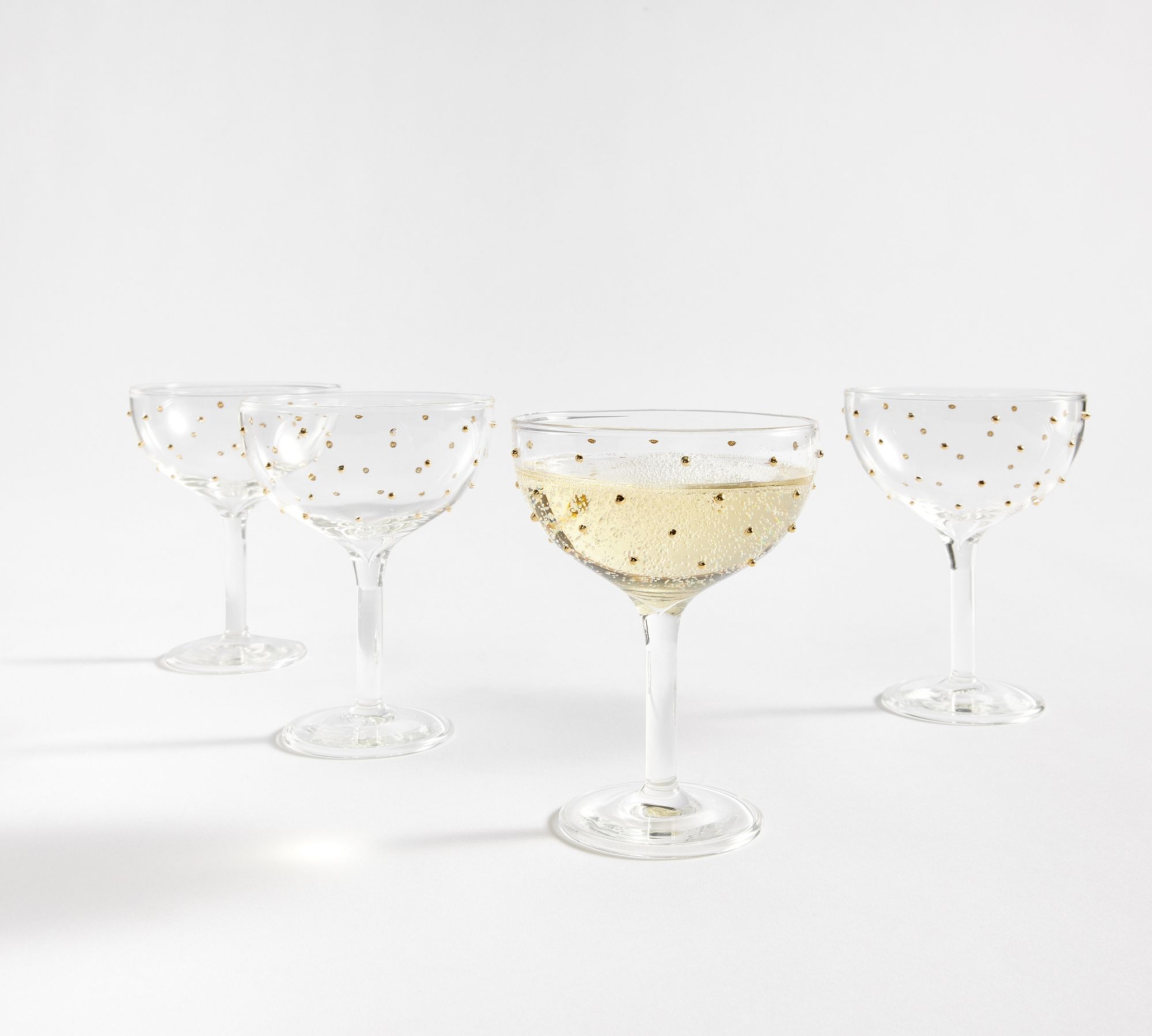 Confetti Celebration Coupes Glasses - thumbnail 3