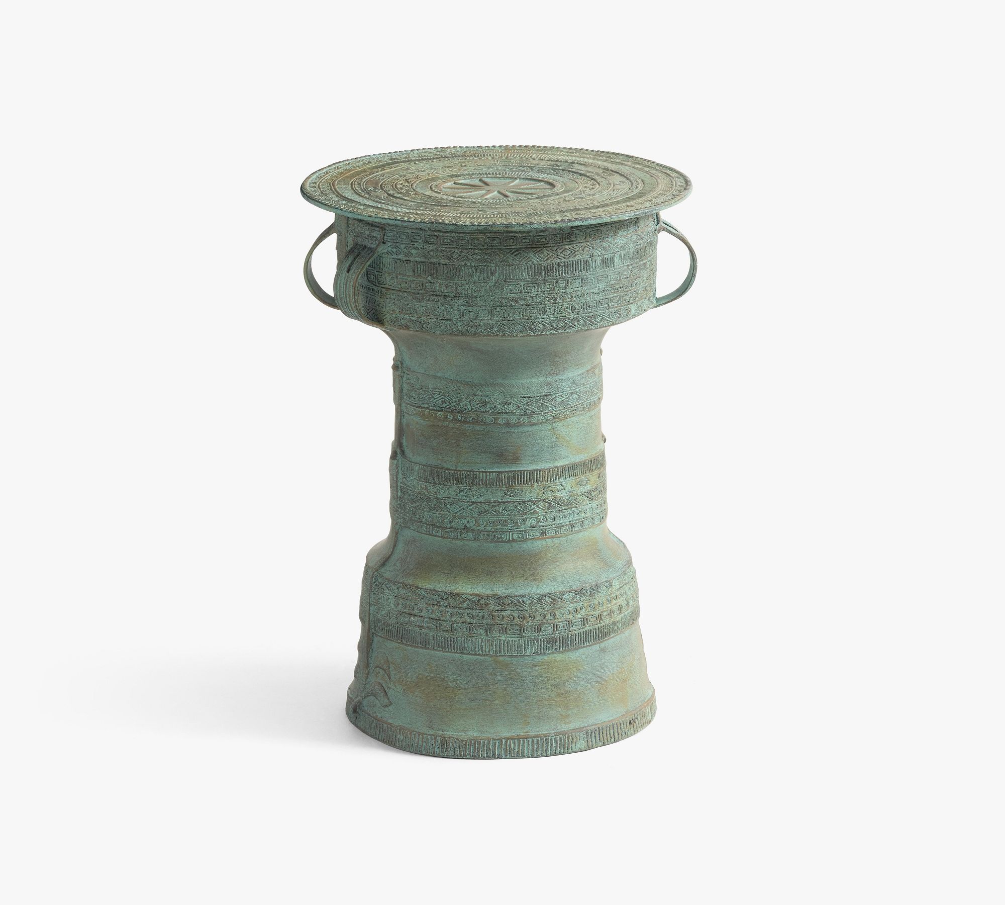 Frog Drum Metal Outdoor Side Tables (12"-25") - thumbnail 7