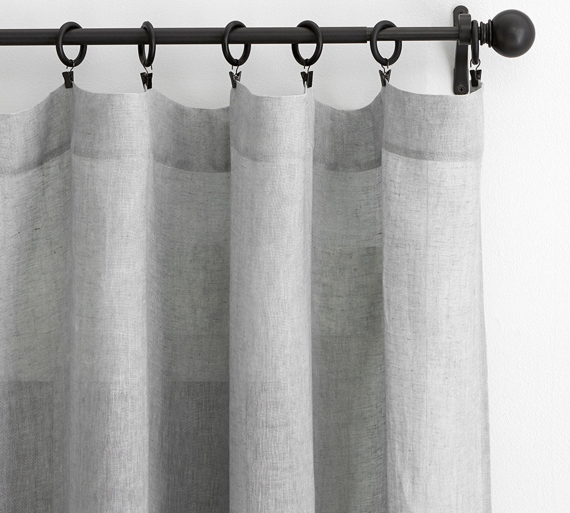 Belgian Flax Linen Sheer Curtain