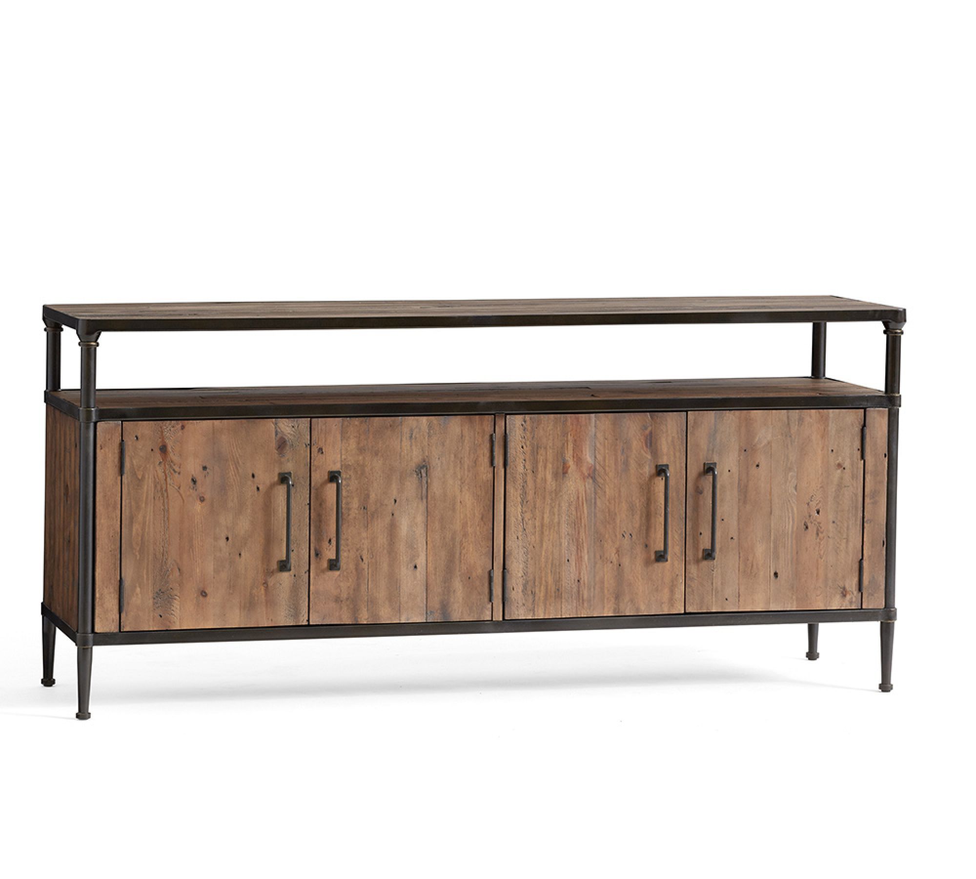Juno Reclaimed Wood Media Console (46"- 68") - thumbnail 2