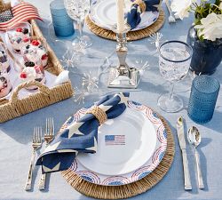 Stripe Rim Outdoor Goblets