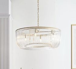Ranae Glass Round Chandelier (28"-42")