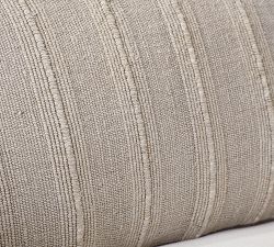 Relaxed Striped Lumbar Pillow Cover