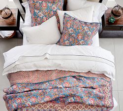Dot Trim Organic Cotton Pillowcases - Set of 2