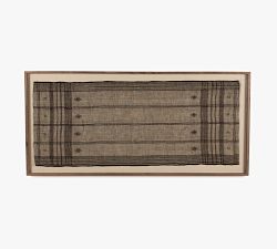 Suna Rustic Textile Framed Wall Art