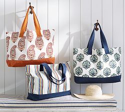 Printed Canvas Tote Bag
