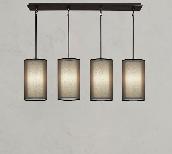 Edna Metal Linear Chandelier (45") by Pottery Barn