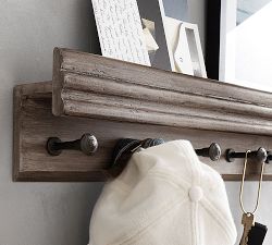 Shelf Ledge with Hooks