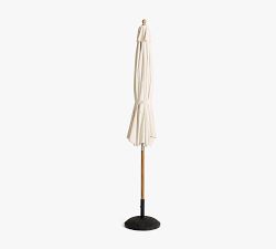 11' Round Outdoor Umbrella &ndash; Teak Frame​