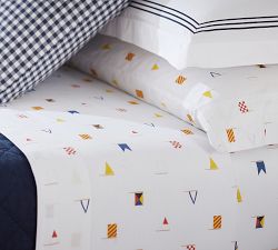 Flag Print Organic Cotton Pillowcases - Set of 2