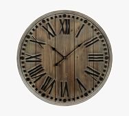 Oversized Wooden Wall Clock thumbnail 2
