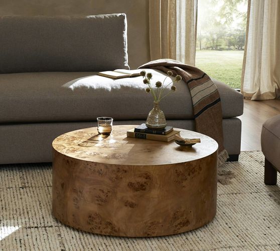 Crescent Round Coffee Table (31.5