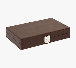 Line 'Em Up Chocolate Brown Domino Set