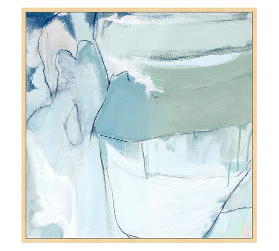 Sunken Treasure Framed Canvas by Mary Elizabeth Peterson