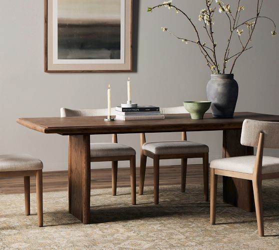Eileen Rectangular Dining Table (83") by Pottery Barn