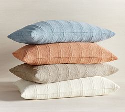 Relaxed Striped Lumbar Pillow Cover
