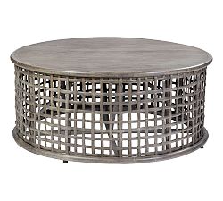 Rattan Round Coffee Table (39")