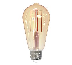 ST18 E26 5W/7W LED Filament Bulb - Pack of 2