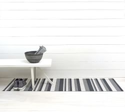 Chilewich Bounce Striped Shag Floor Mat