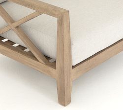 Mission Teak Lounge Chair, Natural
