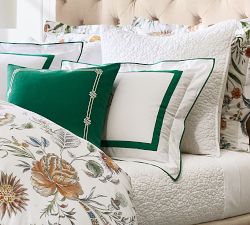 Belgian Flax Linen Geo Sham