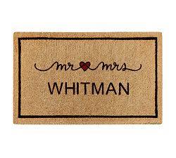 Personalized Marriage Heart Doormat