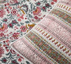Lakshmi Reversible Block Print Sham