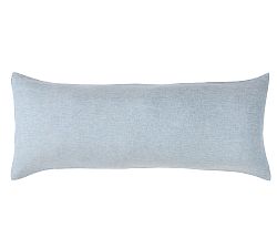 Open Box: Belgian Flax Linen Sham, Oversize Lumbar - Chambray/Flax