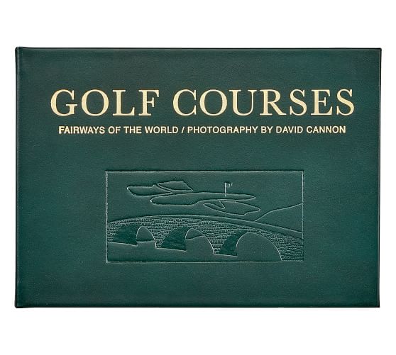 Golf Courses Leather-Bound Book