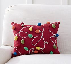 Merry &amp; Bright Lights Pillow Cover
