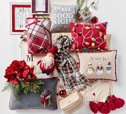 Merry &amp; Bright Lights Pillow Cover