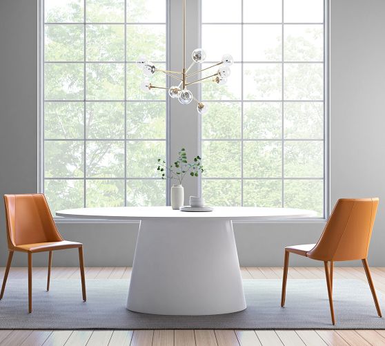 Cleary Oval Pedestal Dining Table (78.5") by Pottery Barn